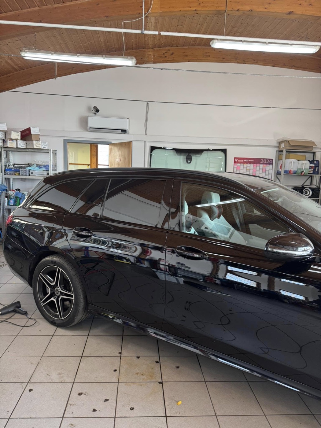 Fahrzeug in der Werkstatt